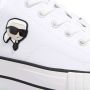 Karl Lagerfeld Low-Top Sneakers Kampus Max Nft Patch Lo Lace in wit - Thumbnail 4