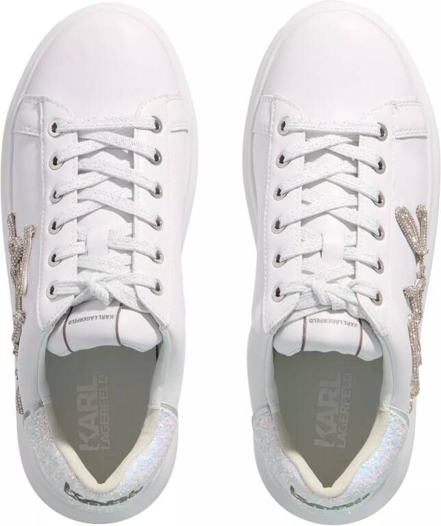 Karl Lagerfeld Sneakers KAPRI Signia Rhinestone Lo in wit