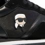 Karl Lagerfeld Sneakers Velocette Embro Nft Lo Lace in zwart - Thumbnail 3