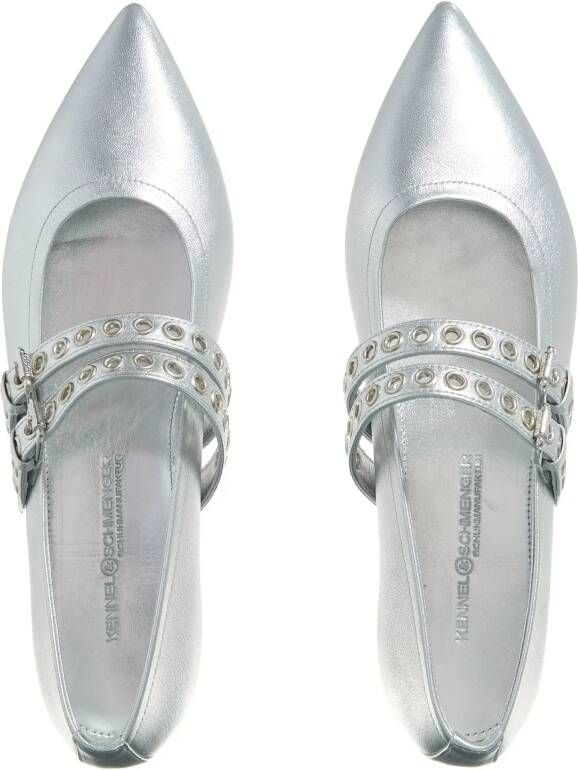 Kennel & Schmenger Ballerinas Greta in zilver