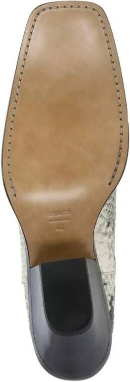 Khaite Boots Austin Boots in beige