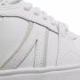 Lacoste Logo Sneaker Mat Leer Label Reliëf White Dames - Thumbnail 11