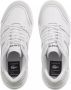 Lacoste Logo Sneaker Mat Leer Label Reliëf White Dames - Thumbnail 12