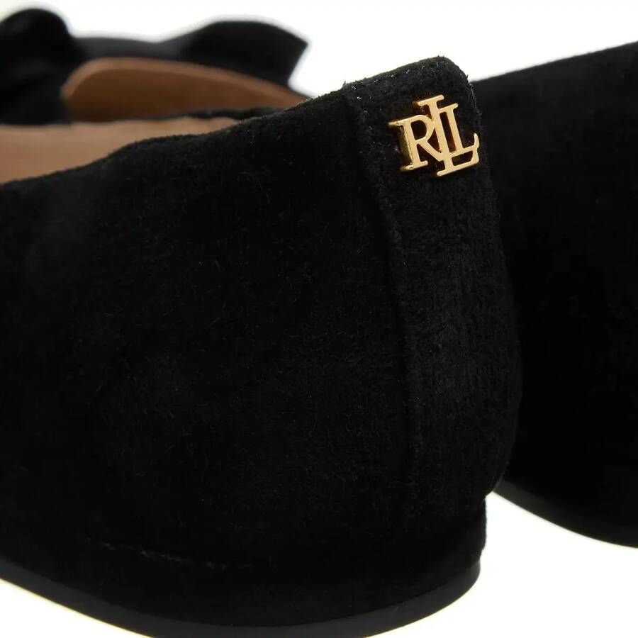 Lauren Ralph Lauren Ballerinas Londyn Bow Flats Ballet in zwart