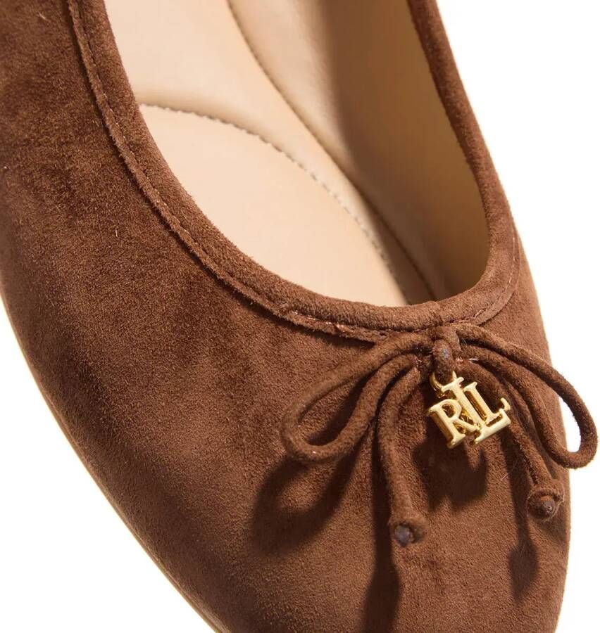 Lauren Ralph Lauren Espadrilles Jayna Driver Flats Ballet in bruin