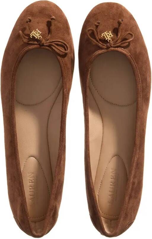 Lauren Ralph Lauren Espadrilles Jayna Driver Flats Ballet in bruin