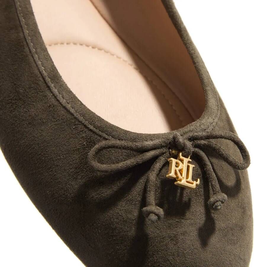 Lauren Ralph Lauren Loafers Jayna Driver Flats Ballet in groen