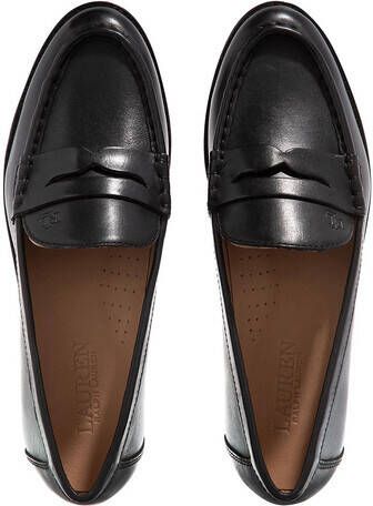 Lauren Ralph Lauren Loafers & ballerina schoenen Wynnie Flats Loafer in zwart