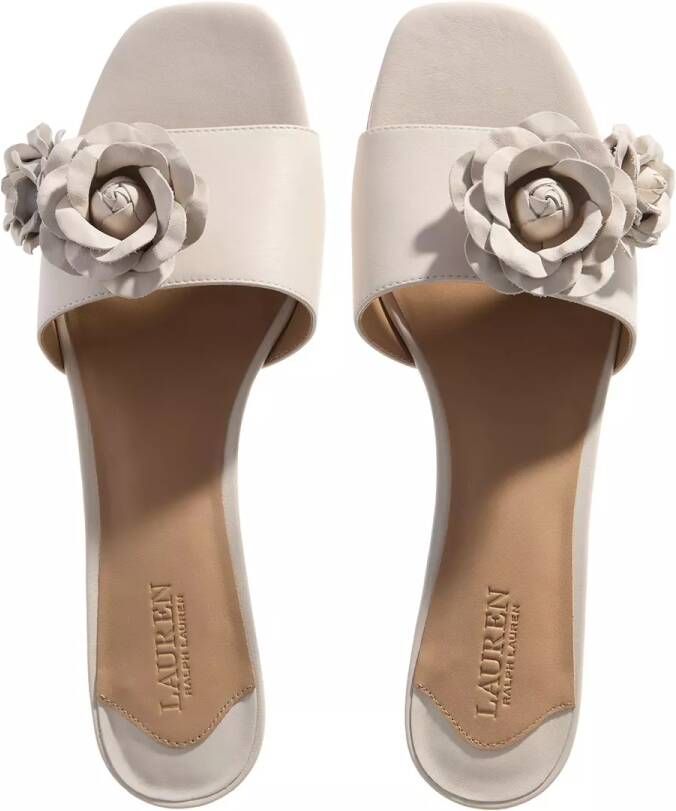 Lauren Ralph Lauren Sandalen Fay Flower Sandals Flat Sandal in crème