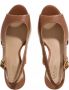 Lauren Ralph Lauren Sandalen Roni Sandals Wedge in bruin - Thumbnail 4