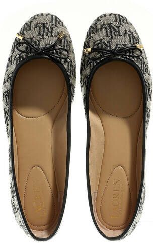 Lauren Ralph Lauren Slippers Jayna Ii Flats Ballet in zwart