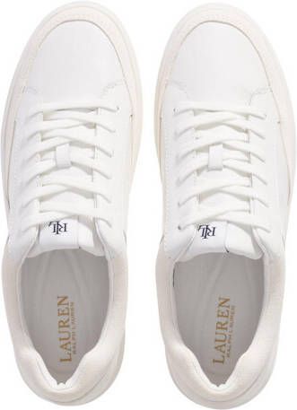 Ralph Lauren Witte leren sneakers Hailey White Dames - Foto 3