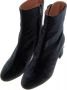 L´Autre Chose Boots & laarzen Ankle Boot Zip Velvet in blauw - Thumbnail 3