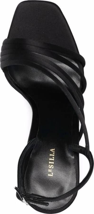 Le Silla Slippers & Mules Sandals Black in zwart