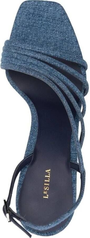 Le Silla Slippers & Mules Sandals Blue in blauw