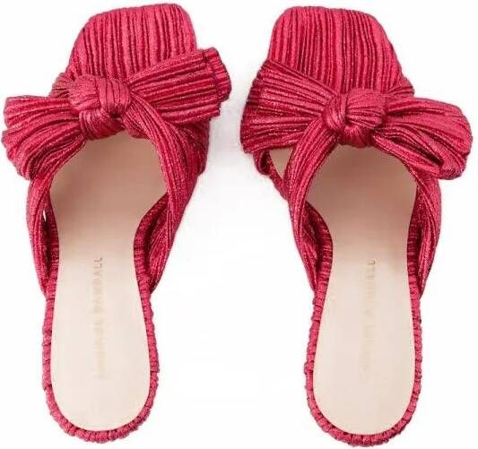 Loeffler Randall Sandalen Claudia Sandals Synthetic Leather Fuchsia in poeder roze