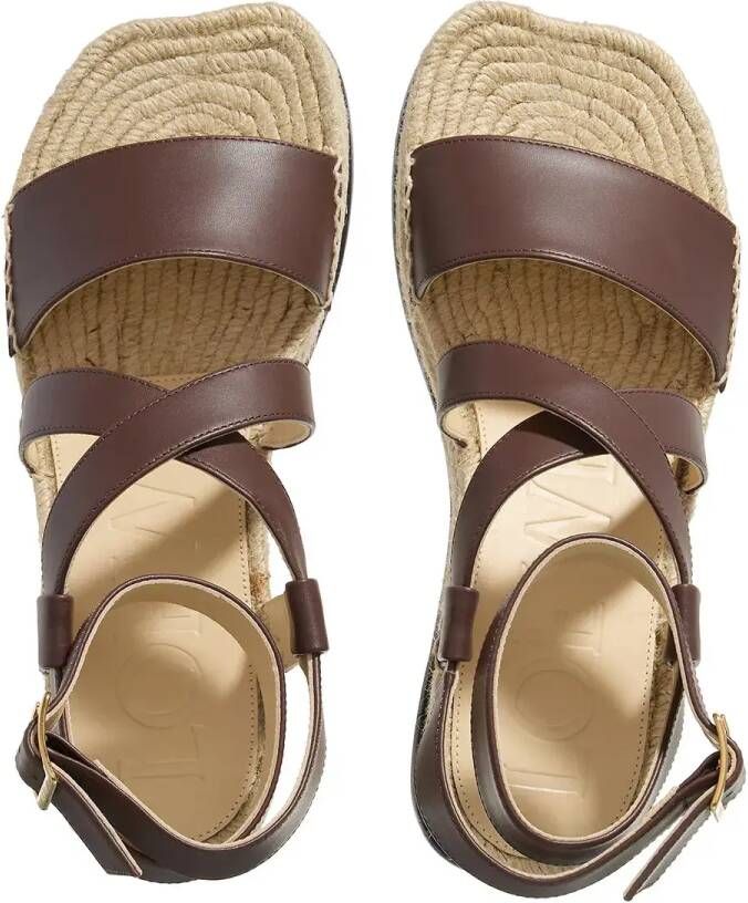 Loewe Espadrilles Petal Espadrille Sandal 80 in bruin