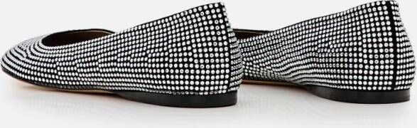 Loewe Loafers Toy Strass Ballerina in zilver