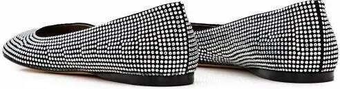 Loewe Loafers Toy Strass Ballerina in zilver