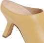 Loewe Sandalen Beige Leather Terra Heel Clog 100 in geel - Thumbnail 2