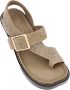 Loewe Sandalen Ease Heel Sandal 90 in beige - Thumbnail 2