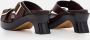 Loewe Sandalen Ease Heel Slide 90 in zwart - Thumbnail 3