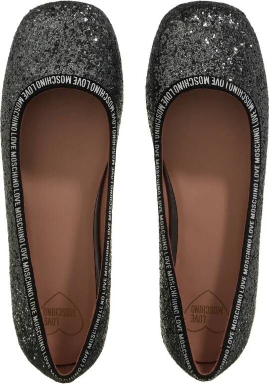 Love Moschino Loafers Ballerina in donkergrijs