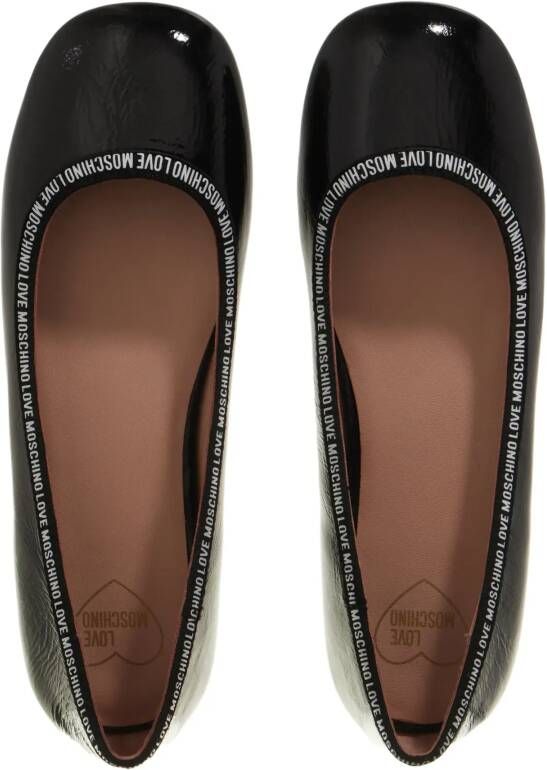 Love Moschino Loafers Ballerina in zwart