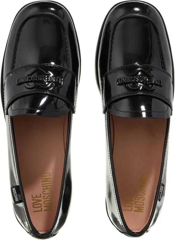 Love Moschino Loafers Lovely College Scarpa Donna in zwart