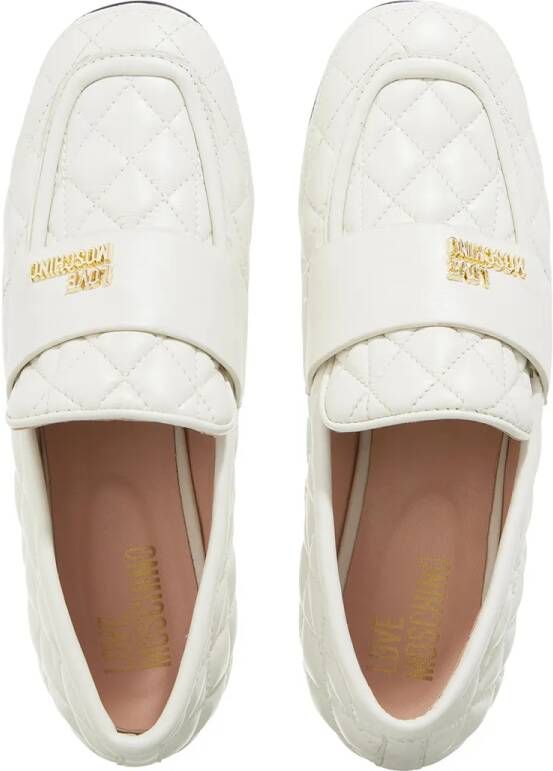 Love Moschino Loafers New Flat Love Scarpa Donna in crème