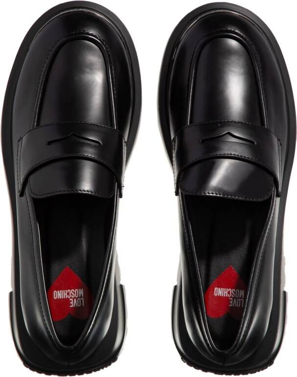 Love Moschino Loafers Square Love Scarpa Donna in zwart