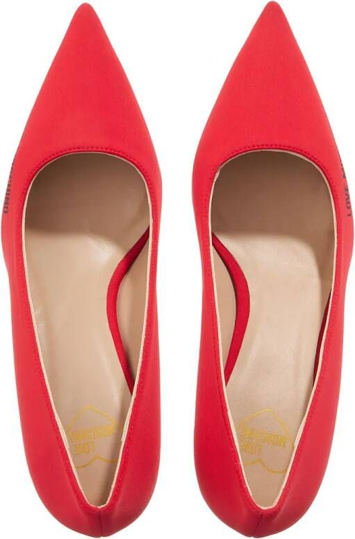 Love Moschino Pumps & high heels Rubber Logo Scarpa Donna in rood