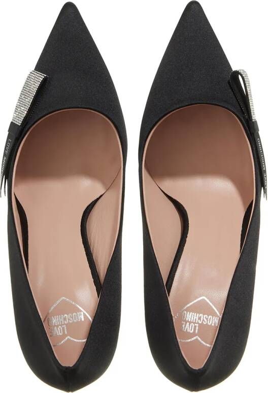 Love Moschino Pumps & high heels Shiny Flat Bow Scarpa Donna in zwart