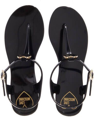 Love Moschino Sandalen Jelly in zwart