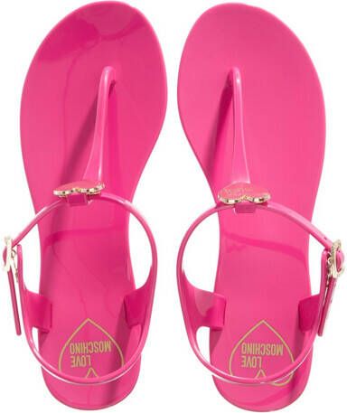 Love Moschino Sandalen Jelly in roze