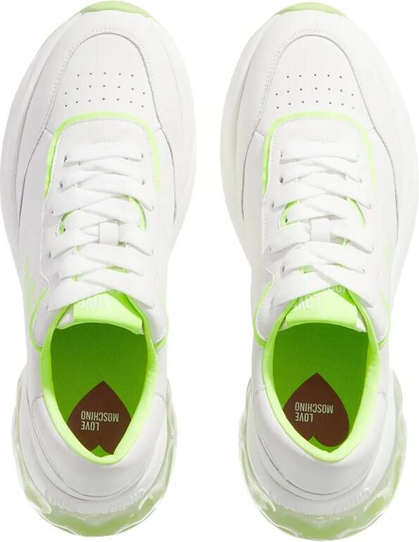 Love Moschino Sneakers Crystal Love Sneakers Donna in groen