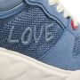 Love Moschino Sneakers Heart Love Sneakers Donna in blauw - Thumbnail 3