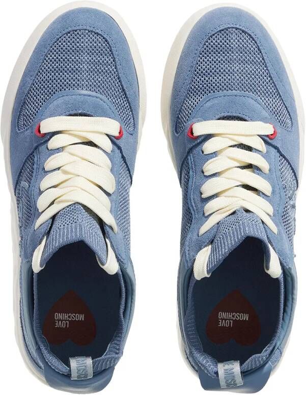 Love Moschino Sneakers Heart Love Sneakers Donna in blauw