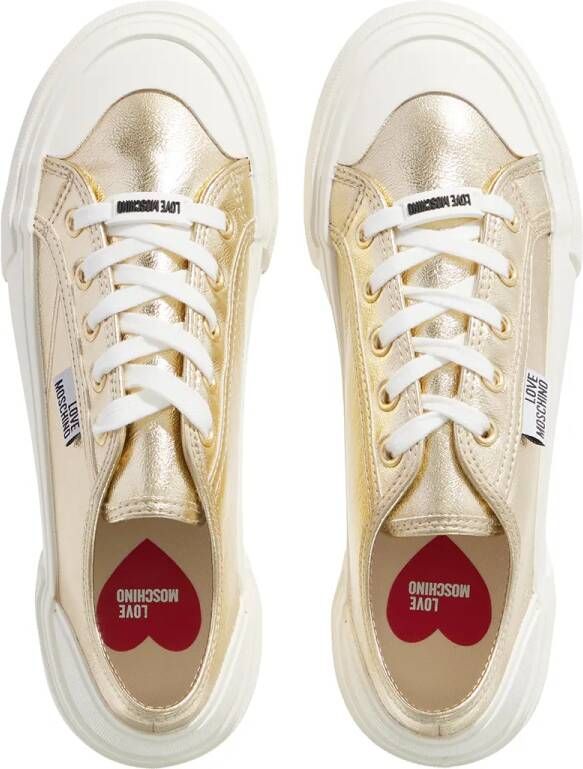 Love Moschino Sneakers New Pop Love Sneakers Donna in goud