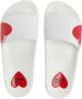 Love Moschino Dames Lente Zomer Collectie Sliders White Dames - Thumbnail 7