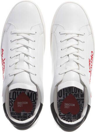 Love Moschino Sneakers Sneakerd.Casse25 Vitello in wit