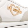 Love Moschino Vetersneakers met Metalen Hartdetail White - Thumbnail 15