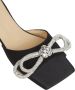 Mach&Mach Sandalen Bow Detail Sandals in zwart - Thumbnail 3