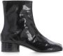 Maison Margiela Boots Black Mirror Leather Boots in zwart - Thumbnail 2