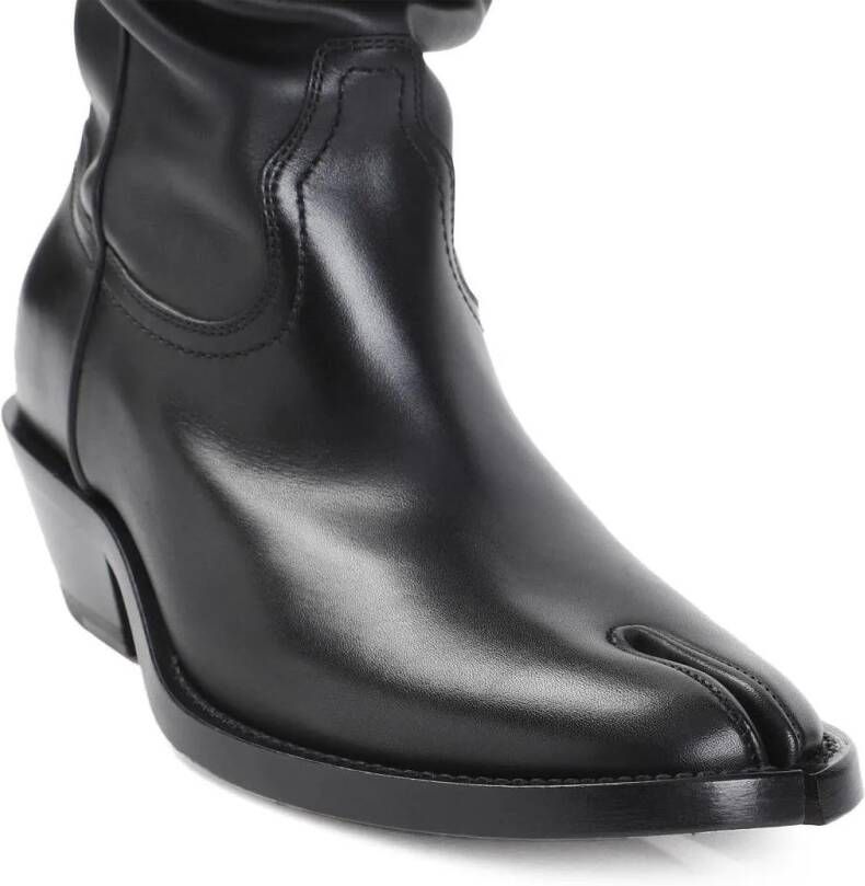 Maison Margiela Boots Tabi Western Boots in zwart