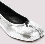 Maison Margiela Loafers & ballerina schoenen Silver Calf Leather Tabi New Ballerina in zilver - Thumbnail 4