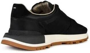 Maison Margiela Sneakers 50-50' Black Leather Blend Sneakers in zwart