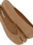 Maison Margiela Uitgesneden leren ballerina's met platte zool Beige Dames - Thumbnail 26