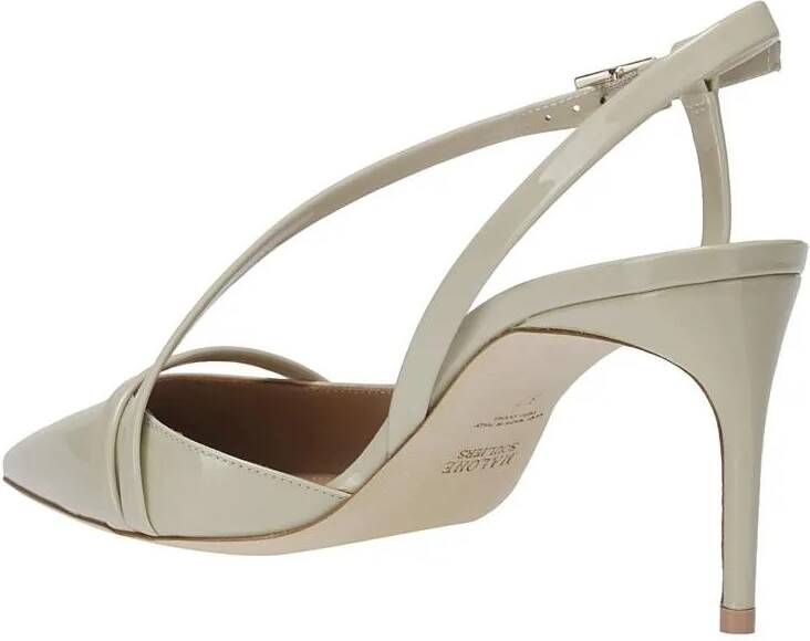 Malone Souliers Hoge hakken Beige Pointed Stiletto Slingback in beige