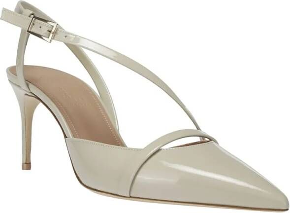 Malone Souliers Hoge hakken Beige Pointed Stiletto Slingback in beige